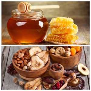 Сухофрукты с медом и орехами для иммунитета рецепт